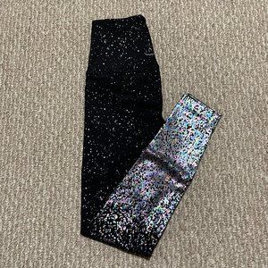 Beyond Yoga Black Alloy Ombre High Waisted Midi Legging XS